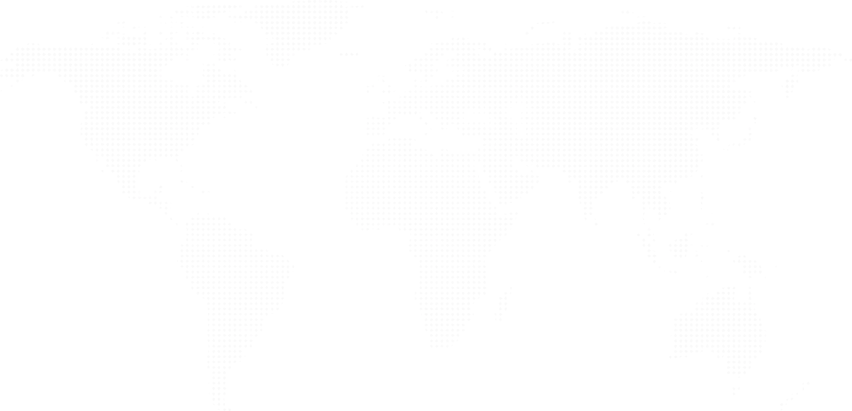 World map with points